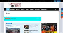 Desktop Screenshot of informazionelibera.net